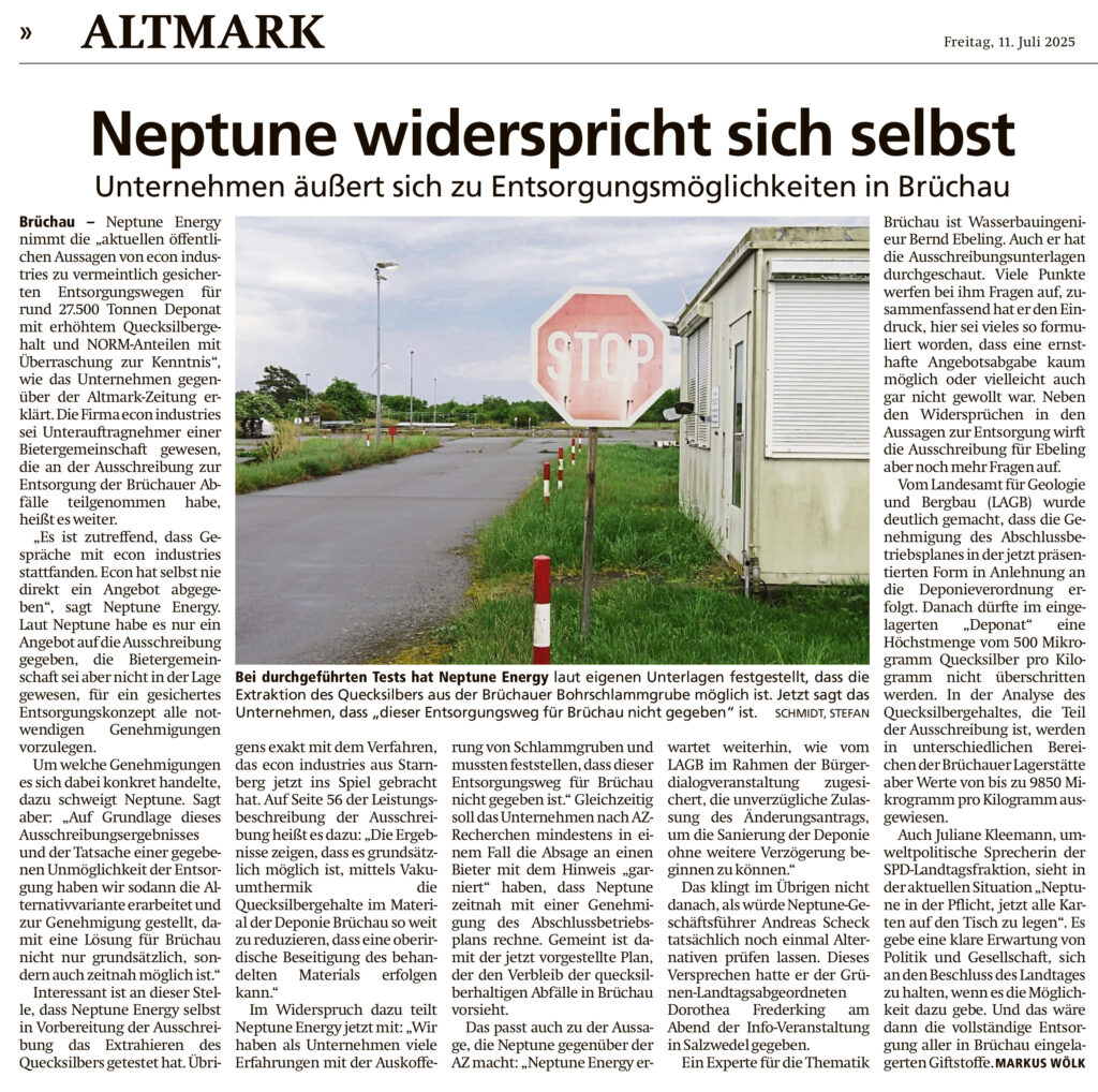 Quelle: Altmark Zeitung 11.07.2025