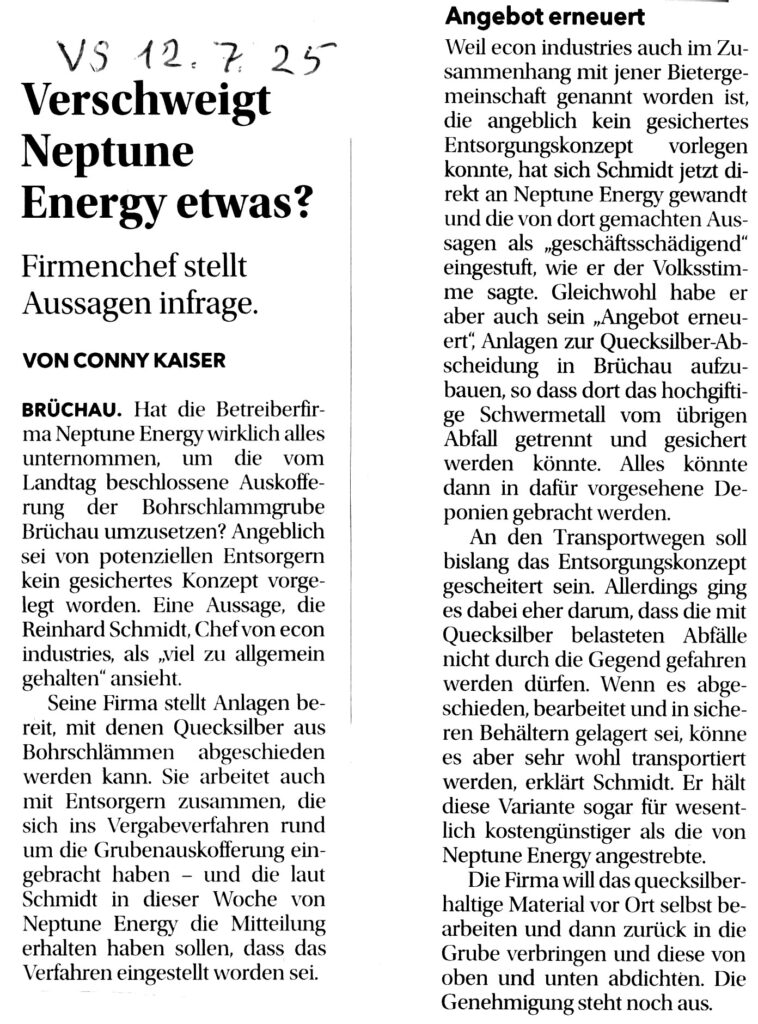 Quelle: Volksstimme 12.07.2025