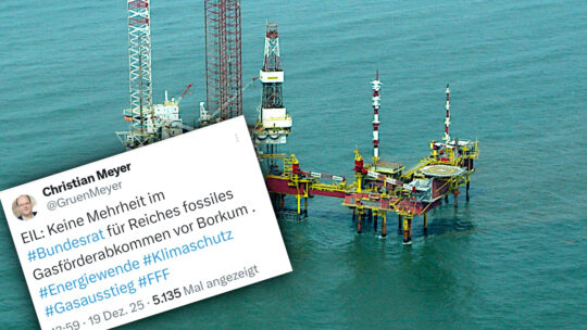 Bohrinseln verschmutzten Nordsee – offener Brief